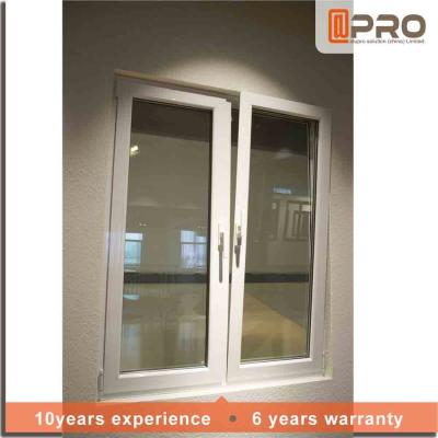 China Double Glazed Tilt And Turn Aluminium Windows Good Watertightness Performance for sale