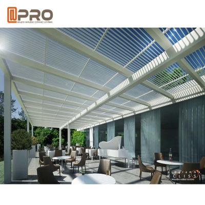 China Electric Remote Control Aluminium Pergola System Outdoor For Garden for sale