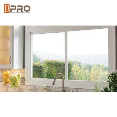 China Aluminium Frame Modern House Windows , 5 + 9 + 5mm Thickness Aluminium Glass Window interior sliding window triple for sale