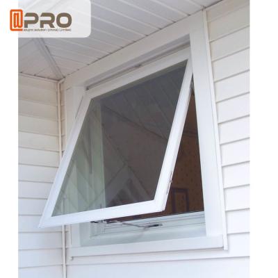 China Double Glazing Aluminum Awning Windows / Top Hung Roof Window ISO9001 aluminum window louver awning Aluminum top hung for sale