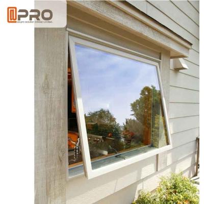 China Custom Made Aluminum Awning Side Hung Window Moisture Resistance side hung window bottom hung window double hung for sale