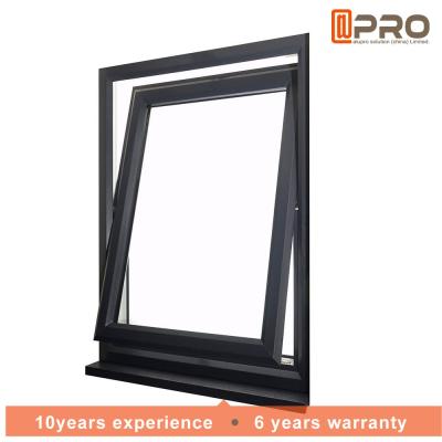 China Thermal Break Triple Glazed Tilt And Turn Aluminium Windows Horizontal Opening Pattern for sale