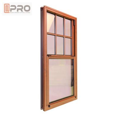 China 1.4mm Thickness Single Hung Window With Electrophoresis Surface Treatment for sale