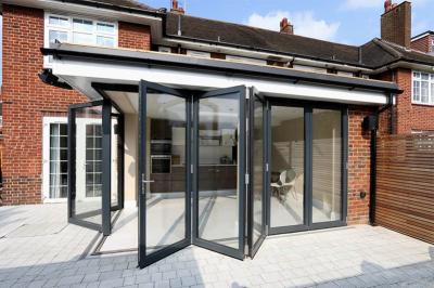 China Customized External Aluminium Alloy Bi Folding Doors for sale