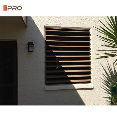 China Horizontal Aluminum Adjustable Rear window louvers for sale