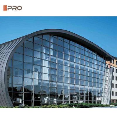 China Modern Glass Curtain Wall Solutions for Buildings for sale