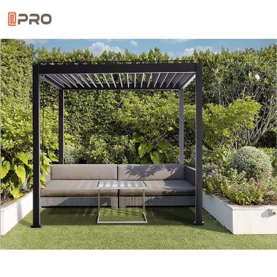 China Awning Aluminum Louvered Gazebo Aluminum Pergola White Roof for sale