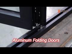 aluminum glass patio exterior bifold doors double glazing