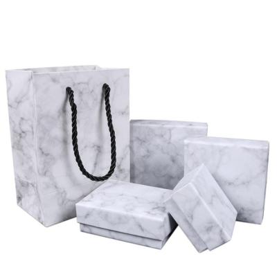 China 2022 New Arrival Recyclable Craft Stone Polished Marble Jewelry Box With Lids for sale