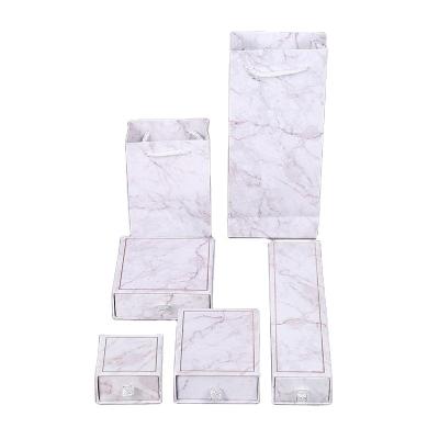 China Design Recyclable High End Marble Custom Personalized LOGO Jewelery Box Packaging for sale