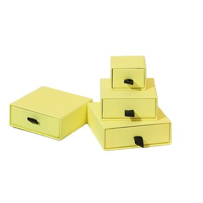 China Recyclable Custom Design Drawer Storage Paper Packaging Box For Packages Eco Friendly Kraft Paper Box Jewelry Packaging for sale