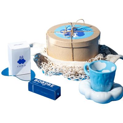 China Ceramic Creative Customized Summer Fresh Eco-friendly Storage Business Gift Set for sale