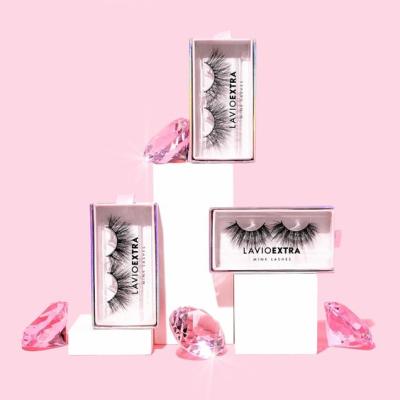 China Queena Natural Hot Selling Siberian Dramatic Mink 25mm 3D Mink Eyelashes Real Lashes With Custom Box for sale