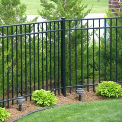 China Hot Sale Easily Assembled Residential Custom Galvanized Green Metal Fencing Fence for sale