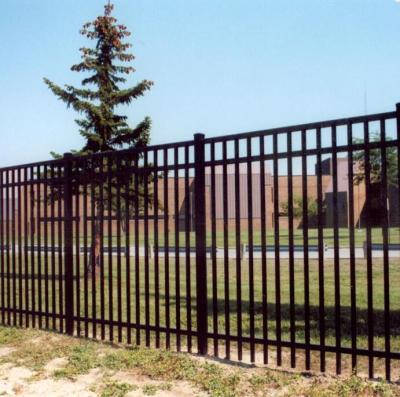 China High Quality Decorative Custom Fence Easily Assembled Sheet Metal Picket Fencing for sale