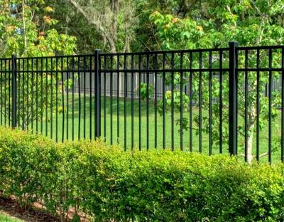 China Easily Assembled Custom Decorative Aluminum Fence System Panel Metal Garden Fence for sale