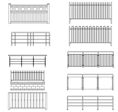 China Easily Assembled Most Popular Low Cost Cast Iron Garden Swamp Aluminum Picket Fence for sale