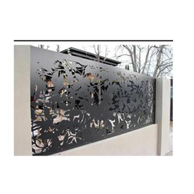 China Factory Price Easily Assembled Customized High Quality Laser Cut Aluminum Metal Fencing Wall Fence for sale