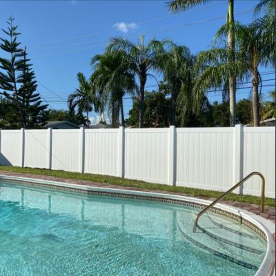 China Easily Assembled High Quality Custom Design White Garden PVC Fence Panels for sale