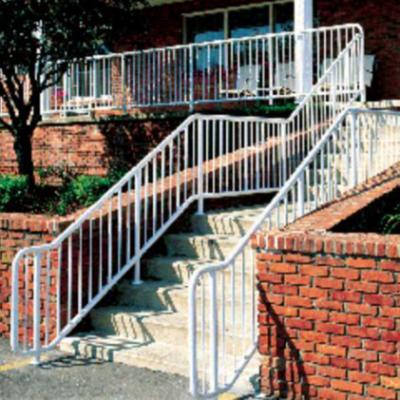 China Customized Modern Professional Wholesale Powder Coated Aluminum Alloy Stair Railing for sale