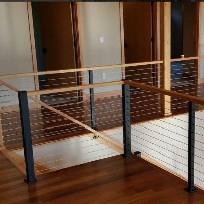 China Modern Outdoor Professional Custom Sus 304 Stainless Cable Wire Railing for sale