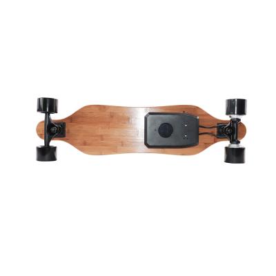 China Adult 2021diy skateboard mini longboard hub electric cheap 350w*2 motor sketboard electric skateboard for sale