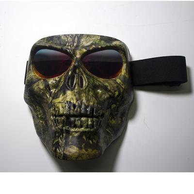 China Motorcycle Goggles 2022 Hot Selling USA Motorcycle Face Mask Goggles Individuality for sale