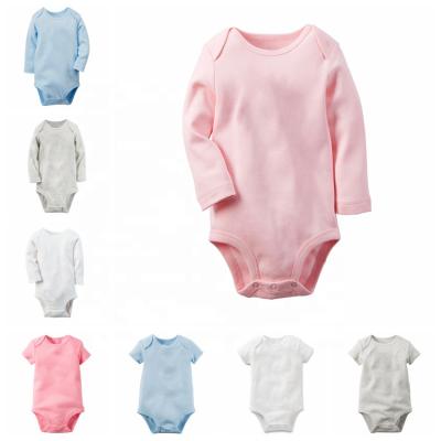 China Simple Casual Baby Rompers Long Sleeve Baby Rompers With Different Color Design for sale