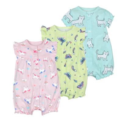 China 100% Cotton 100% Cotton 2020 Newborn Baby Rompers 3 Months Girl Summer Infant Clothes for sale