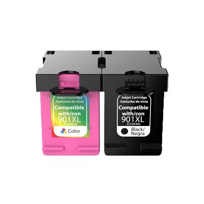 China COMPATIBLE with chip compatible ink cartridge for HP 901XL 4500/J4580/J4660/J4680 Expression Photo HP Officejet for sale