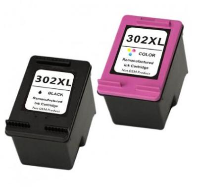 China Compatible COMPATIBLE ink cartridges for hp302 302XL with compatible chip for sale