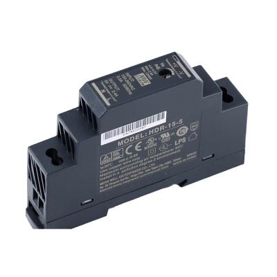 China Original WELL SMPS HDR-15-15 15V 15W HDR-15-15 MEDIUM WELL SMPS Design AC-DC SMPS Slim POWER SUPPLY for sale