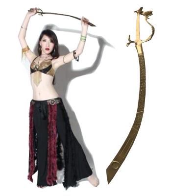 China Medieval props with dragon hilt belly dance performance swords for sale