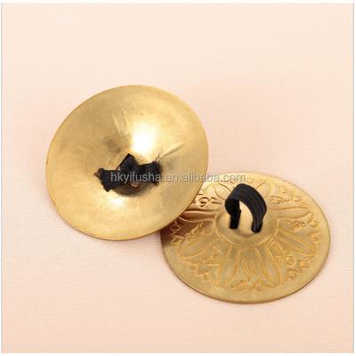 China Accessories Iron Quality Plating Color Belly Dance Finger Cymbals Gold Zill for sale