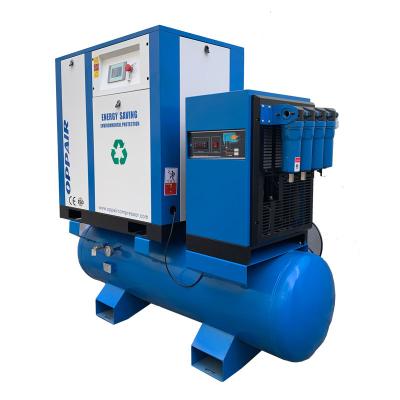 China Lubricated 15kw 20hp 16bar 11kw custom screw air compressor for laser screw compressor 16 bar for sale