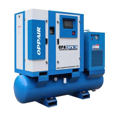 China OPA-20PV/16 Energy Saving 15 kW 20HP 16bar Lubricated Screw Compressor 16 Bar High Pressure Air Compressor for sale