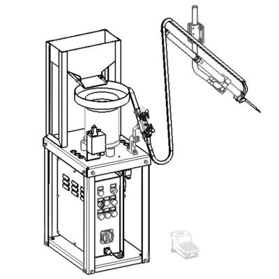 China Magnetic Vibratory Machinery Repair Shops Bowl Feeder For Metal Nuts And Screws for sale