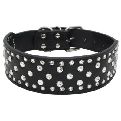 China Durable Bling Dog Collar Pet Appearance For Medium And Large Dogs for sale