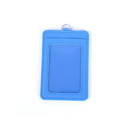 China High Quality Fashion PU Business Card PU Badge ID Card Holder Leather Business Card Holder Supplier for sale