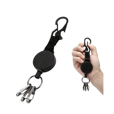 China Hot sale Carabiner hook /PP/ PVC /rhinestone/metal plastic hook with badge holder for sale