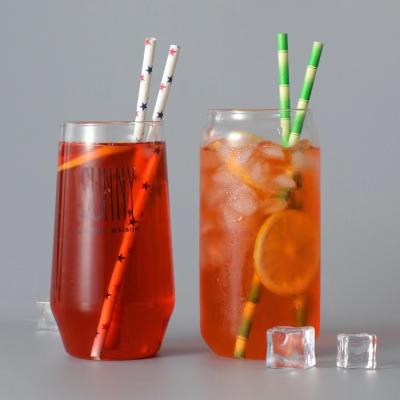 China Hot Selling Plastic Disposable Colorful Paper Biodegradable Straw Straw for sale