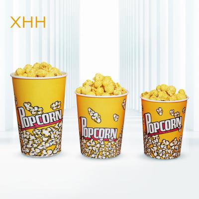 China ChickeniCustom Disposable Popcorn Pail Snack Box Fred Logo Printed Customized Style Packing Color Feature Eco Material for sale