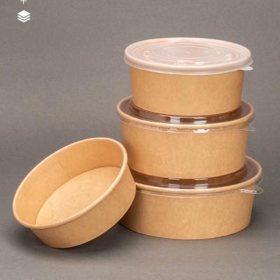 China Disposable Disposable Paper Bowl Noodle Bowl Take Away Salad Snack Bowl Customization 4oz 14oz 16oz 20oz 25oz 30oz 35oz for sale