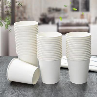 China Disposable Single Wall Paper Coffee Cup With Lids Logo Printed Disposable Paper Cup Customized Style Packing Color Feature Eco Material for sale