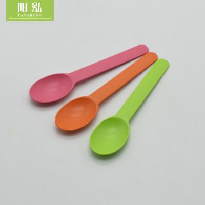 China Disposable yougurt ice cream cornstarch eco-friendly spoon for sale