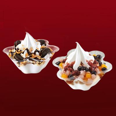 China Factory Direct Disposable Disposable Ice Cream Cup Plastic Ice Cream Bowl for sale