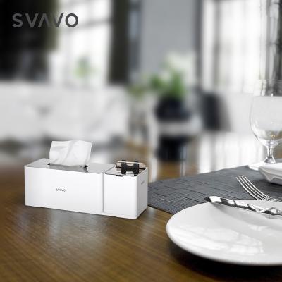 China SVAVO Smart Home Dining Room Hygiene Toothpick Bottle Stocked Toothpick Dispenser with Tissue Box for sale