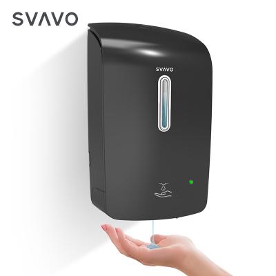 China Foam Free Touch Svavo Soap Dispenser Battery Operated Hand Sensor Touchless Automatic Soap Dispenser for sale