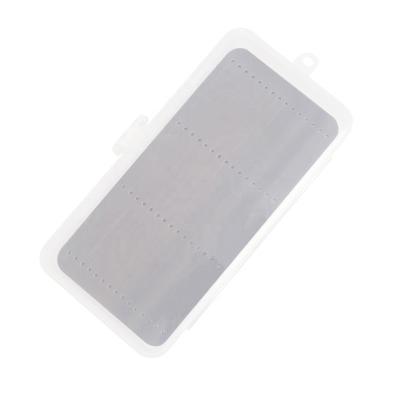 China Ultrathin Translucent Fly Fishing Accessories Storage Silicone Insert Pocket Hook Case Wholesale Plastic Waterproof Fly Fishing Box for sale