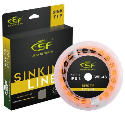 China Sink Tip Float Marker Line Downward Line Forward Line 100FT WF 2 10 Weight Taper Flyweight Tip Fly Fishing IPS3 for sale